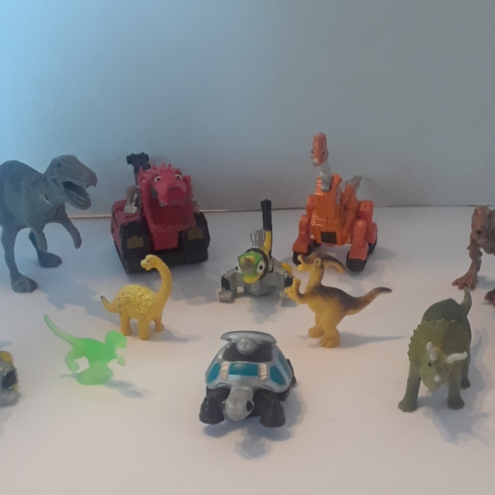 TOYS! Dino Trux Figures plus Dinosaurs TOYS!